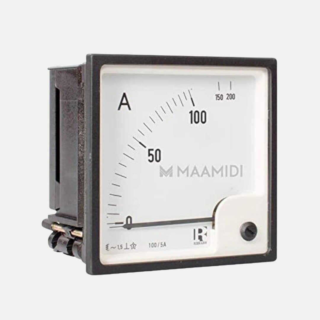RISHABH EQ71 500V ANALOG VOLTMETER 72×72