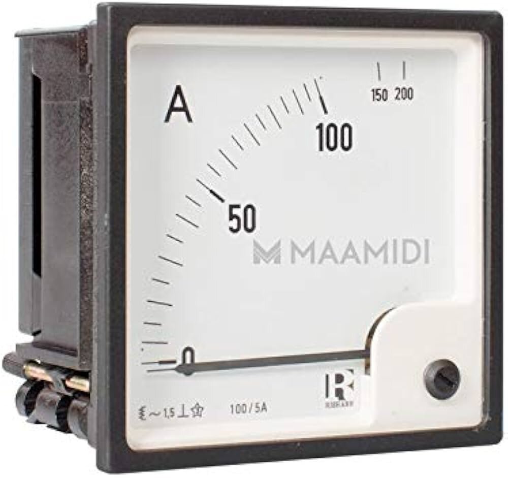 RISHABH EQ91 60/5A AMMETER 96×96
